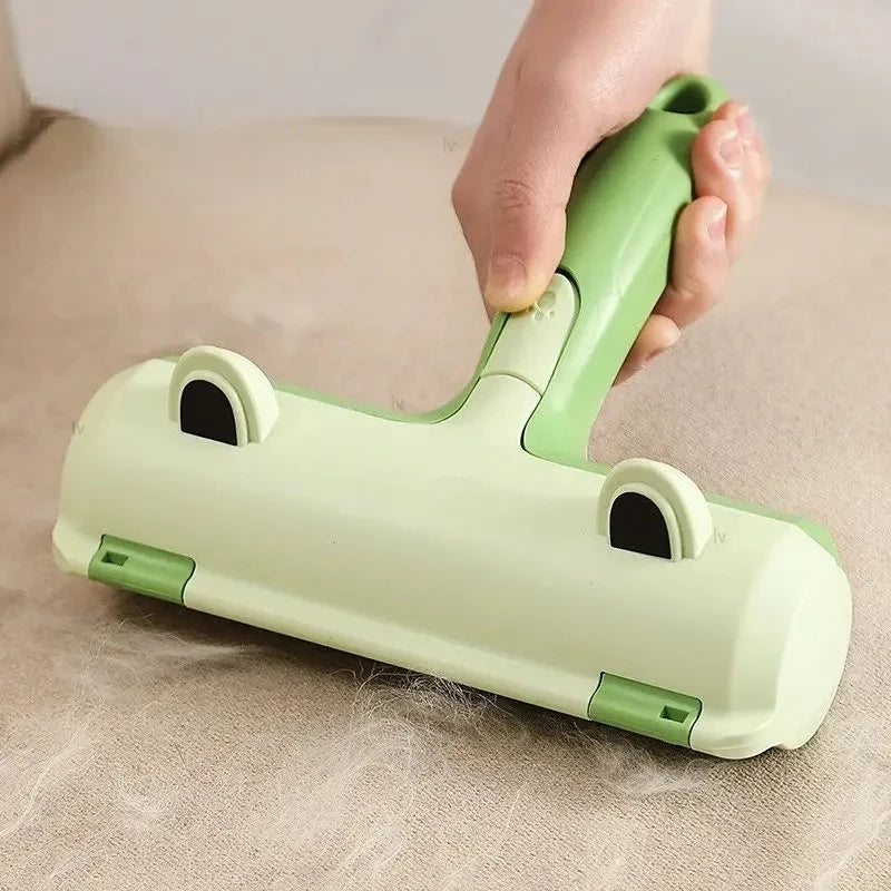 Pet Hair Remover Roller - Dog & Cat Fur Remover with Self-Cleaning Base - Efficient Animal Hair Removal Tool - Perfect for Furni